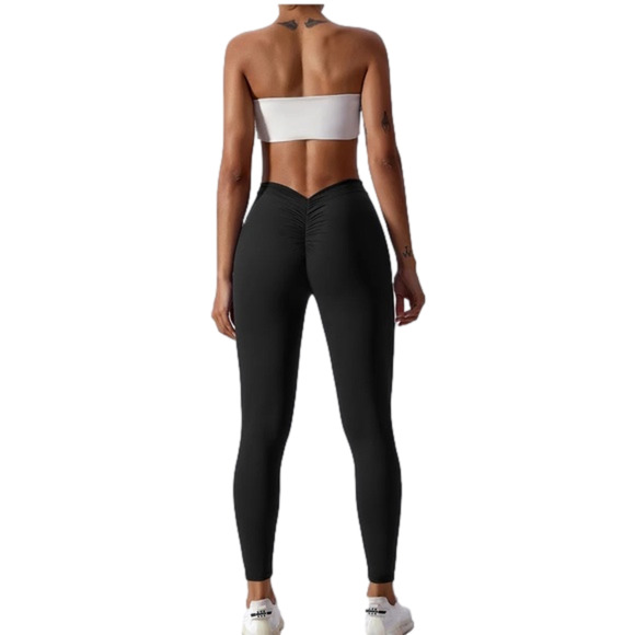 SEAMLESS Scrunch Leggings (Advanced Black) - Picture 7 of 8